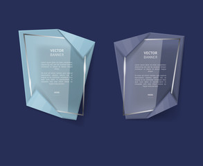 Aufkleber - Vector infographic banners set