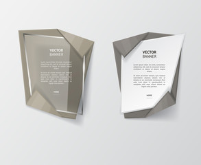 Aufkleber - Vector infographic banners set