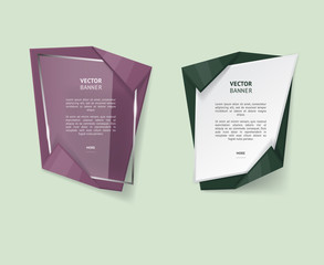 Aufkleber - Vector infographic banners set