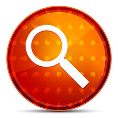 Canvas Print - Magnifying glass icon Nightly Orange Round Button