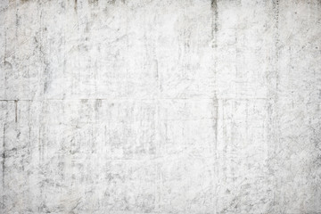 Aufkleber - Old Grunge Cement Wall Texture Background , Closeup Grunge Texture White Paint Concrete Wall architecture design background