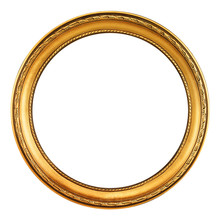 Gold Picture Frame - Clipping Path