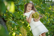 © nuzza11 - Child with grapes on nature.