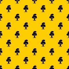 Poster - Oak pattern seamless vector repeat geometric yellow for any design