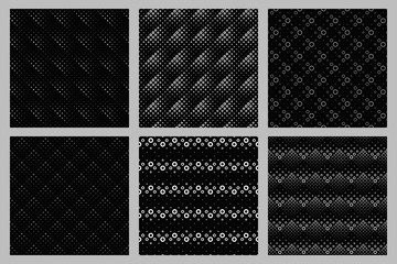 Poster - Abstract circle pattern background collection - vector graphic designs