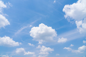 背景素材　青空と雲