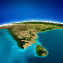 India and Sri Lanka background