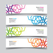 © Nessy - Vector Abstract geometry banner web template background