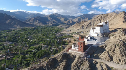 Wall Mural - Leh, a high-desert city in the Himalayas, is the capital of the Leh region in northern India’s Jammu and Kashmir state.
