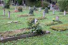 Jewish Section Of The Cemetery At Mirogoj Cemetery In Zagreb, Croatia