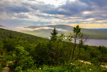 Clouds Streaming Near Eagle Lake, Acadia National Park, Maine