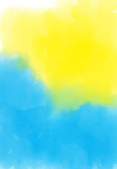 Wall Mural - abstract watercolor digital art painting soft focus for texture background