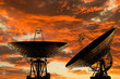 © Jose Luis Stephens - 3D rendering of radio telescopes at sunset