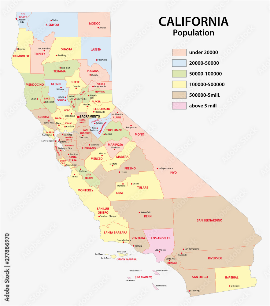 Ca Map Interactive California County Population Map INTERACTIVE MAP: What Are The New CDC