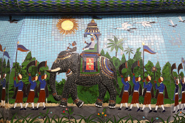 Wall Mural - Jain Temple, Kolkata, West Bengal, India