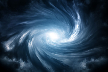 Wall Mural - blurred whirlwind in the clouds