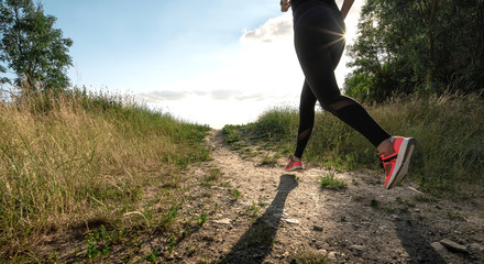 Frau beim Joggen