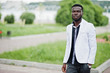 © AS Photo Family - Young stylish african american man posed outdoor.