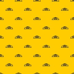 Poster - Oil production pattern seamless vector repeat geometric yellow for any design