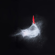 Explosion Of The Balloon Filled With Water