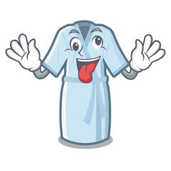 Sticker - Crazy bathrobe isolated with in the cartoon