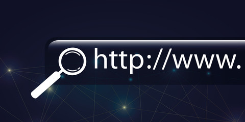 Aufkleber - internet search digital global network vector illustration EPS10