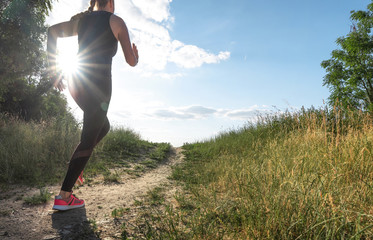 Frau beim Joggen