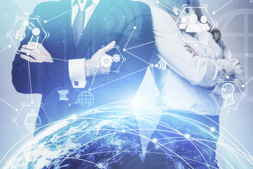 Poster - Business partners and network interface