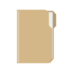 Leinwandbilder - web computer cardboard folder with documents files for design on white, stock vector illustration