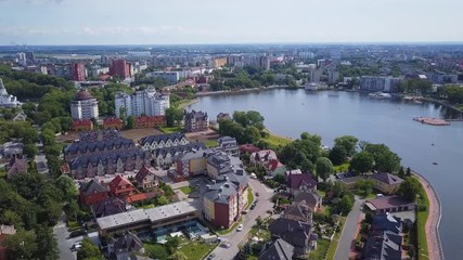 Wall Mural - Aerial landscape of Kaliningrad city, Russia