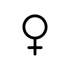  Gender, male, female, sign symbol icon vector illustration
