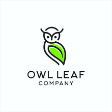 The Owl Logo Vector Illustration
