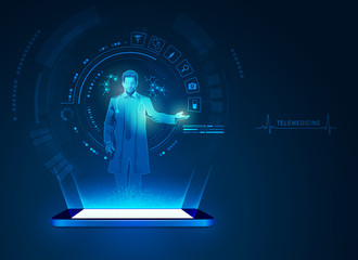 Wall Mural - telemedicine