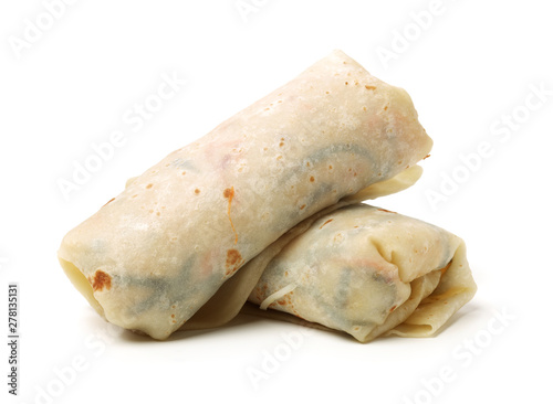 Burrito on a white background - Buy this stock photo and explore