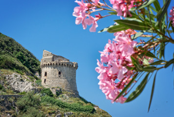 Wall Mural - Ancient Paola Tower - Sabaudia - Latina - Italy