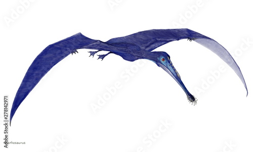グナトサウルス ジュラ紀後期の小型の翼竜 翼に風を受け浅瀬の海面を滑空しているイメージを描いたイラスト Illustration Stock Adobe Stock