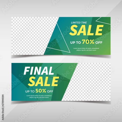 Sale Banner Collection Banner Template For Fashion Sale Business