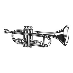 Poster - Vintage trumpet concept