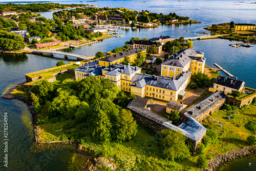 Cuadros en Lienzo Helsinki aus der Vogelperspektive