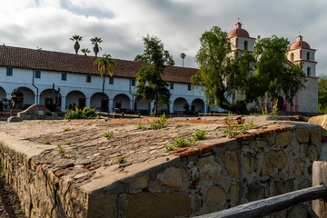 Canvas Print - Santa Barbara Mission