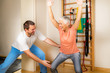 © Microgen - Senior Woman Doing Squats
