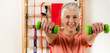 © Microgen - Portrait of Senior Woman Exercising
