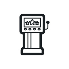 slot machine vector icon