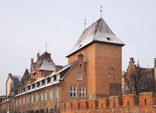 Browar Tower (Baszta Browarna) In Gdansk. Poland