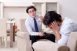 © Elnur - Young male patient discussing with psychologist personal problem