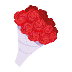 Sticker - cute bouquet flowers romantic icon