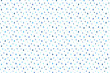 Rain seamless repeat vector background. Falling water drops, raindrops, droplets, tears. Autumn, fall pattern. Shades of blue aquatic rainy decoration, ornament. Border, frame template.