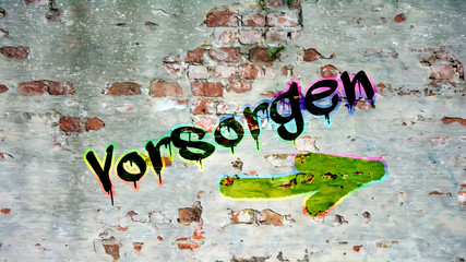 Wall Mural - Schild 398 - Vorsorgen