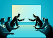 © rudall30 - Business people arguing at meeting room