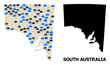 © Sergey - Weather Mosaic Map of South Australia